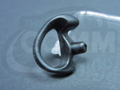 BLACK OPEN EAR INSERT GEL EARMOLD