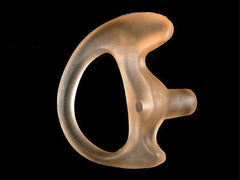 RIGHT EXTRA SMALL GEL EAR MOLD SEMI CUSTOM FLEXIBLE OPEN INSERT HEADSET TIP