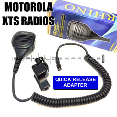 RHINO QUICK RELEASE SPEAKER MIC FOR MOTOROLA XTS SERIES RADIOS