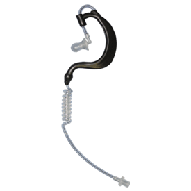 Clear Earhook Coiled Acoustic Tube With Eartip